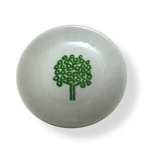 Vintage Four Seasons Butter Pat Dish Mid Century Trinket Sterling China MCM